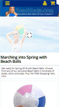 Mobile Screenshot of beachballs.com